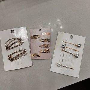 Good hair clips, Bobby pins, and Barrett’s
